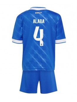 Real Madrid David Alaba #4 Replika Tredje Kläder Barn 2025-26 Kortärmad (+ byxor)